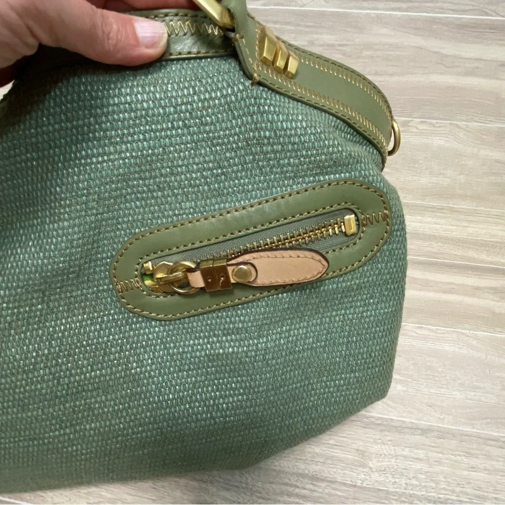 ORYANY / Fabric & Leather Boho Hobo Purse